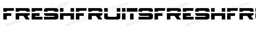 FreshFruitsFreshFruits-rPV9字体转换