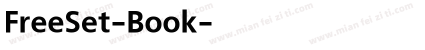 FreeSet-Book字体转换