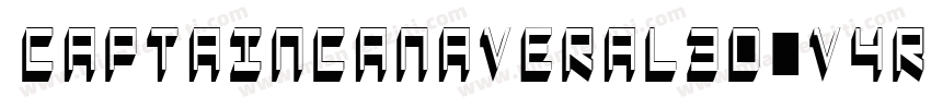 CaptainCanaveral3D-v4rA字体转换