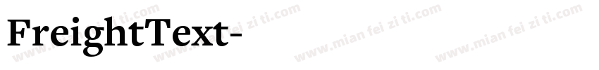 FreightText字体转换