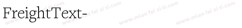 FreightText字体转换