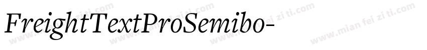 FreightTextProSemibo字体转换