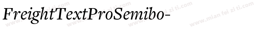 FreightTextProSemibo字体转换