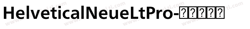 HelveticalNeueLtPro字体转换