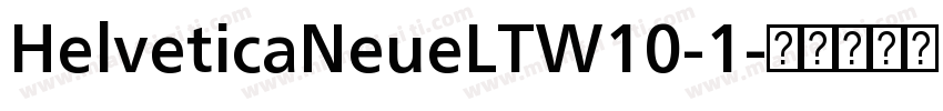 HelveticaNeueLTW10-1字体转换