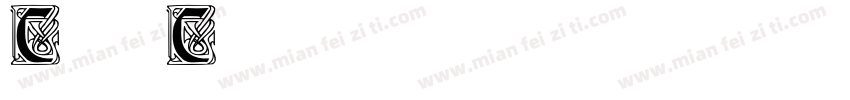 CarrickCaps字体转换