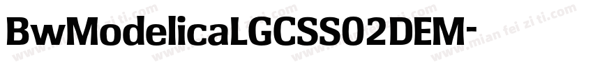 BwModelicaLGCSS02DEM字体转换