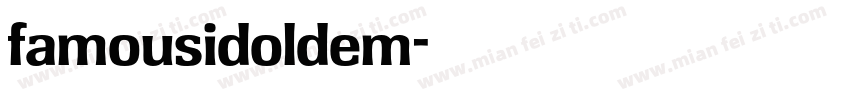 famousidoldem字体转换