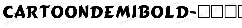 CartoonDemiBold字体转换