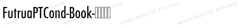 FutruaPTCond-Book字体转换