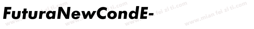 FuturaNewCondE字体转换