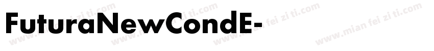 FuturaNewCondE字体转换