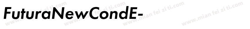 FuturaNewCondE字体转换