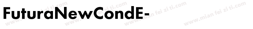 FuturaNewCondE字体转换