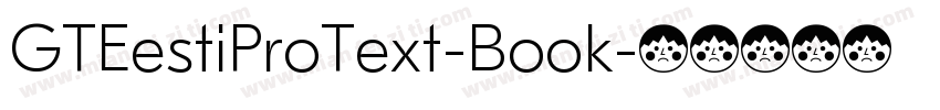 GTEestiProText-Book字体转换