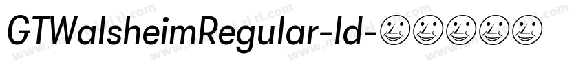 GTWalsheimRegular-Id字体转换