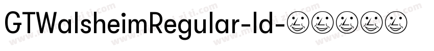 GTWalsheimRegular-Id字体转换