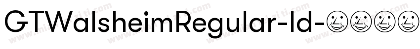 GTWalsheimRegular-Id字体转换