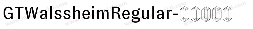 GTWalssheimRegular字体转换