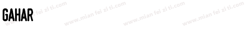 gahar字体转换