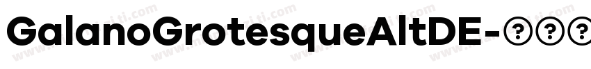GalanoGrotesqueAltDE字体转换