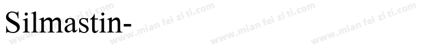 Silmastin字体转换