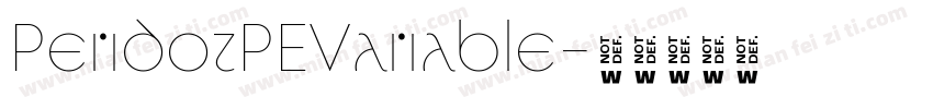 PeridotPEVariable字体转换