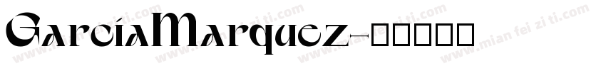 GarciaMarquez字体转换