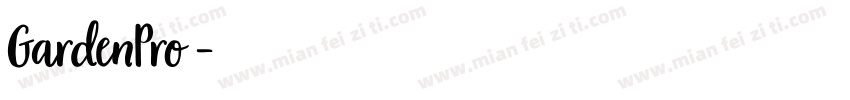 GardenPro◆字体转换