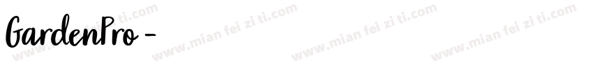 GardenPro◆字体转换