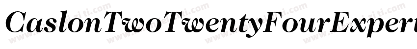 CaslonTwoTwentyFourExpertBQ-Medium字体转换