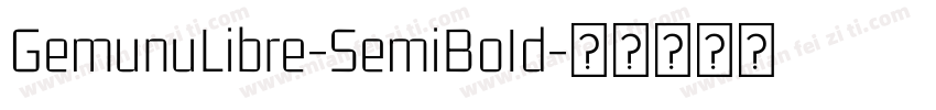 GemunuLibre-SemiBoId字体转换