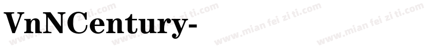 VnNCentury字体转换