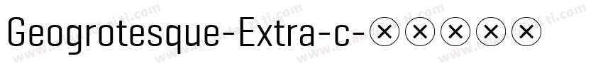 Geogrotesque-Extra-c字体转换