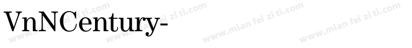 VnNCentury字体转换