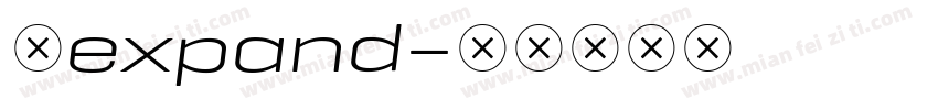 武expand字体转换