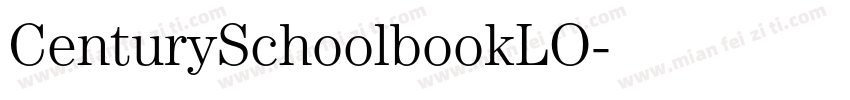 CenturySchoolbookLO字体转换