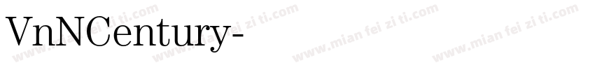 VnNCentury字体转换