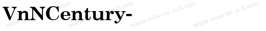 VnNCentury字体转换