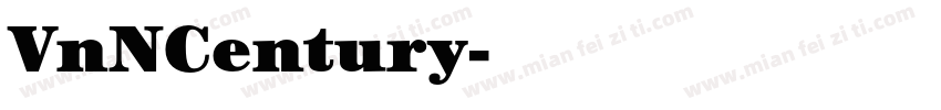 VnNCentury字体转换
