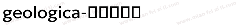 geologica字体转换