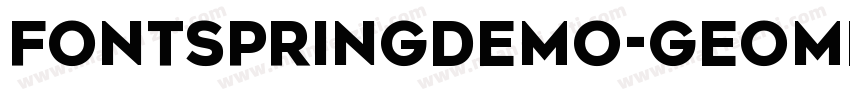 FONTSPRINGDEMO-GeometosNeueBoldRegu字体转换