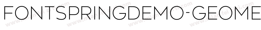 FONTSPRINGDEMO-GeometosNeueBoldRegu字体转换