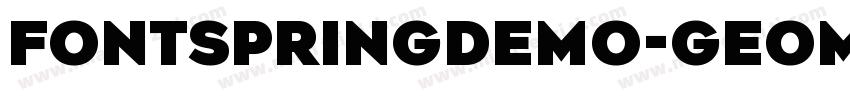 FONTSPRINGDEMO-GeometosNeueBoldRegu字体转换