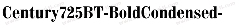 Century725BT-BoldCondensed字体转换