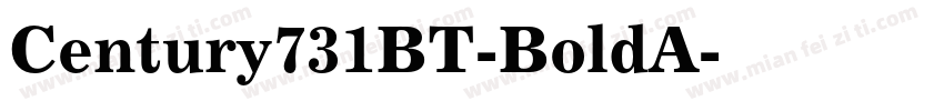 Century731BT-BoldA字体转换