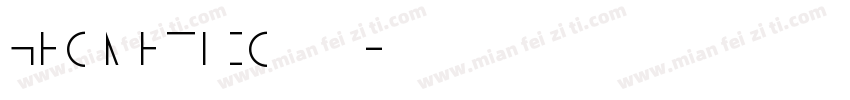 geometric无衬线字体转换