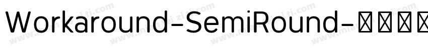 Workaround-SemiRound字体转换