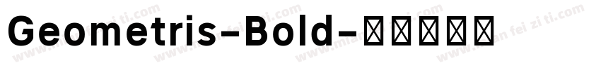 Geometris-Bold字体转换