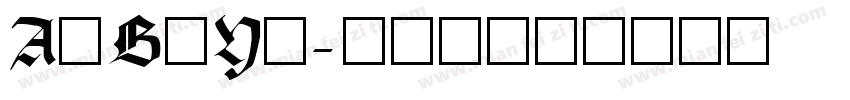 AaBuYa字体转换